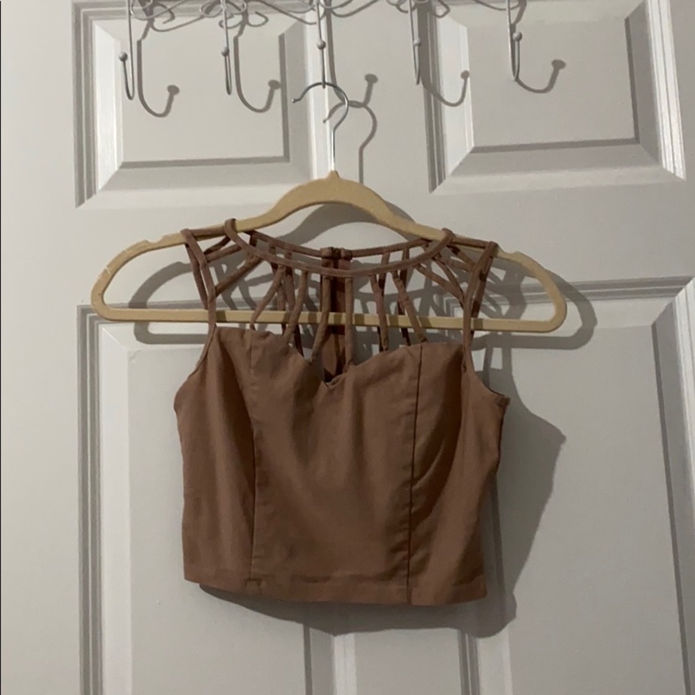 Strap ot crop top